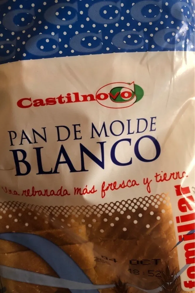 Pan de molde blanco