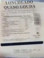 Loncheado queso gouda