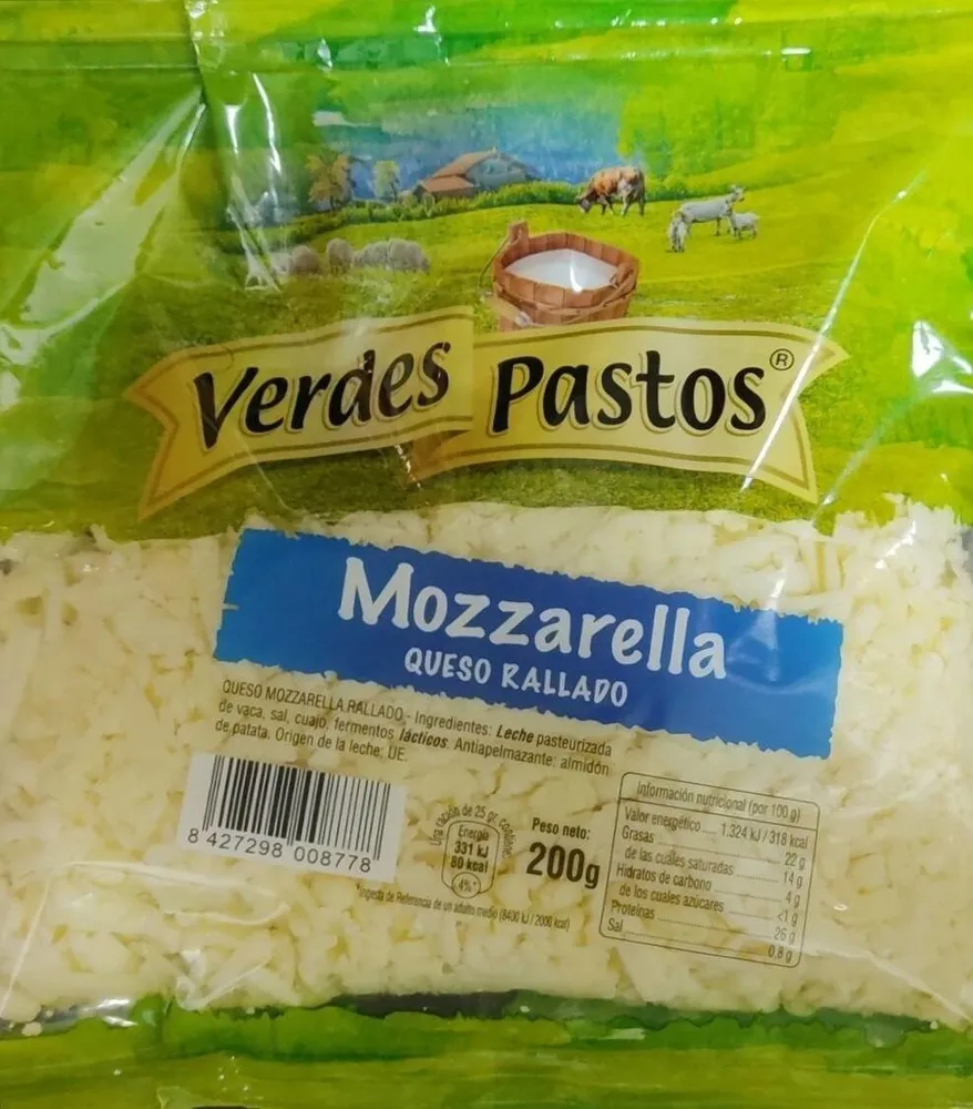 Queso Mozzarella Rallado