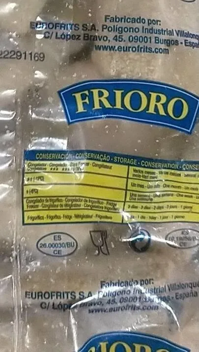 Varitas de merluza empanadas