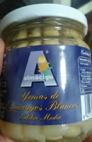 Yemas espárragos blancos calibre medio
