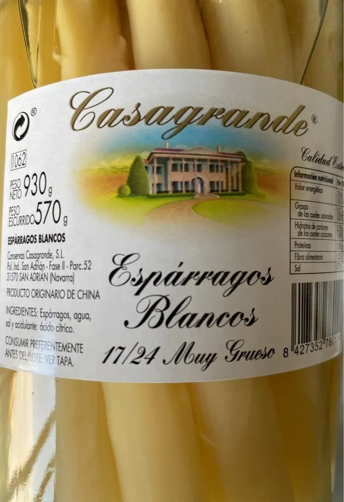 Esparragos blancos