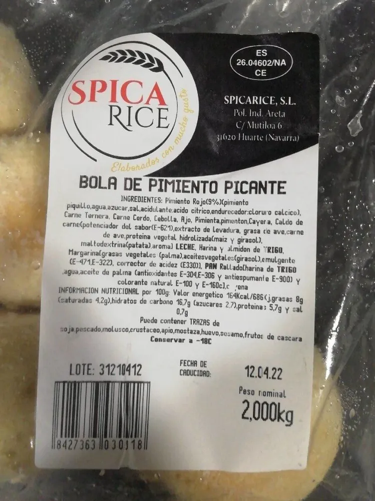 Bola de pimiento picante