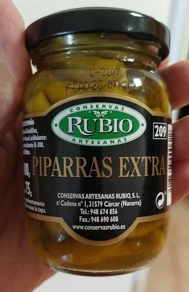 Piparras extra