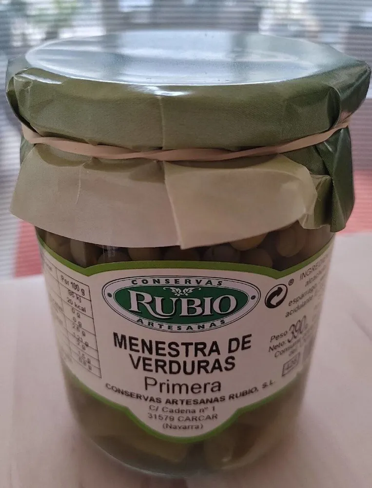 Menestra de verduras
