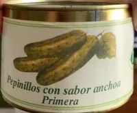 Pepinillos con sabor anchoa primera