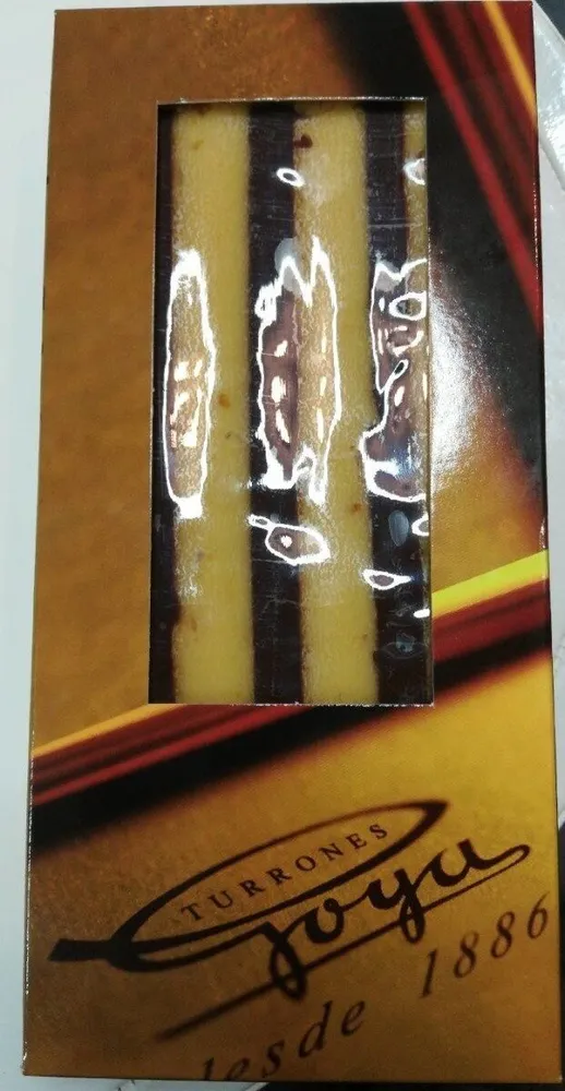 Turrón trufa naranja