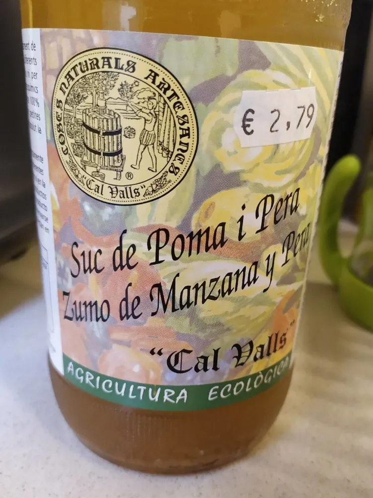 Zumo de Manzana y Pera
