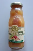Zumo de uva y melocoton