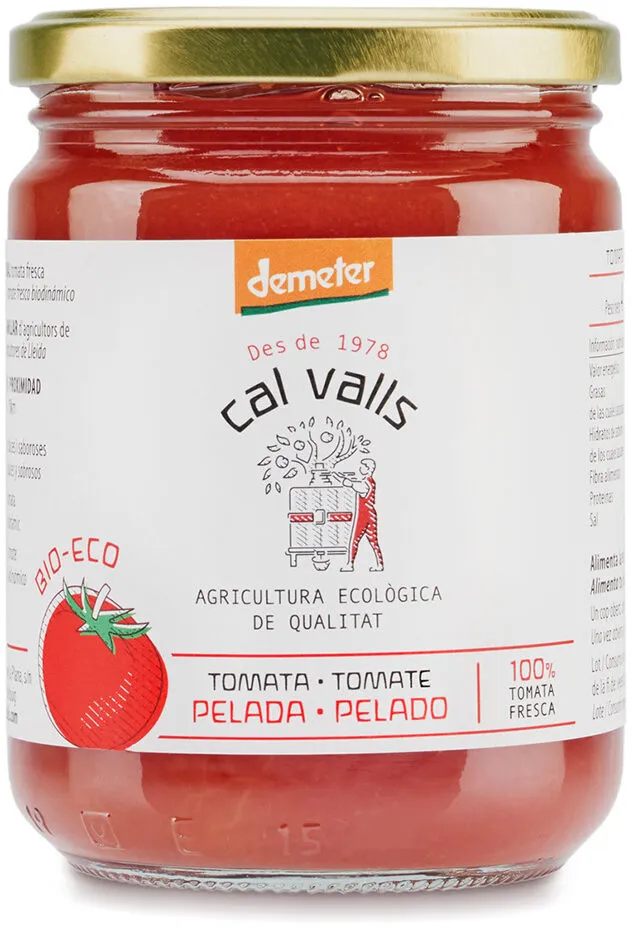 Tomates entières pelées
