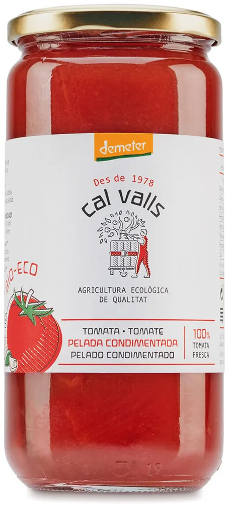Tomate pelado Agricultura Ecologica