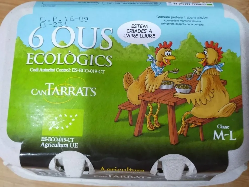 6 ous ecològics