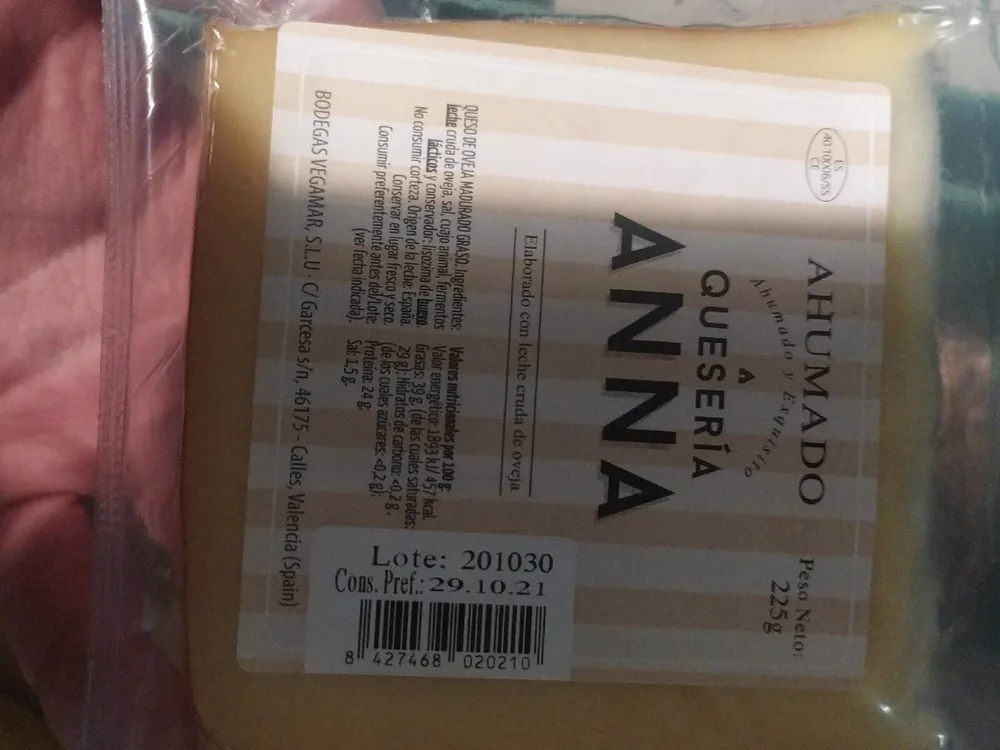 Queso ahumado Anna