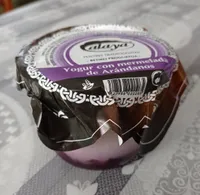 Yogur con mermelada de Arándanos
