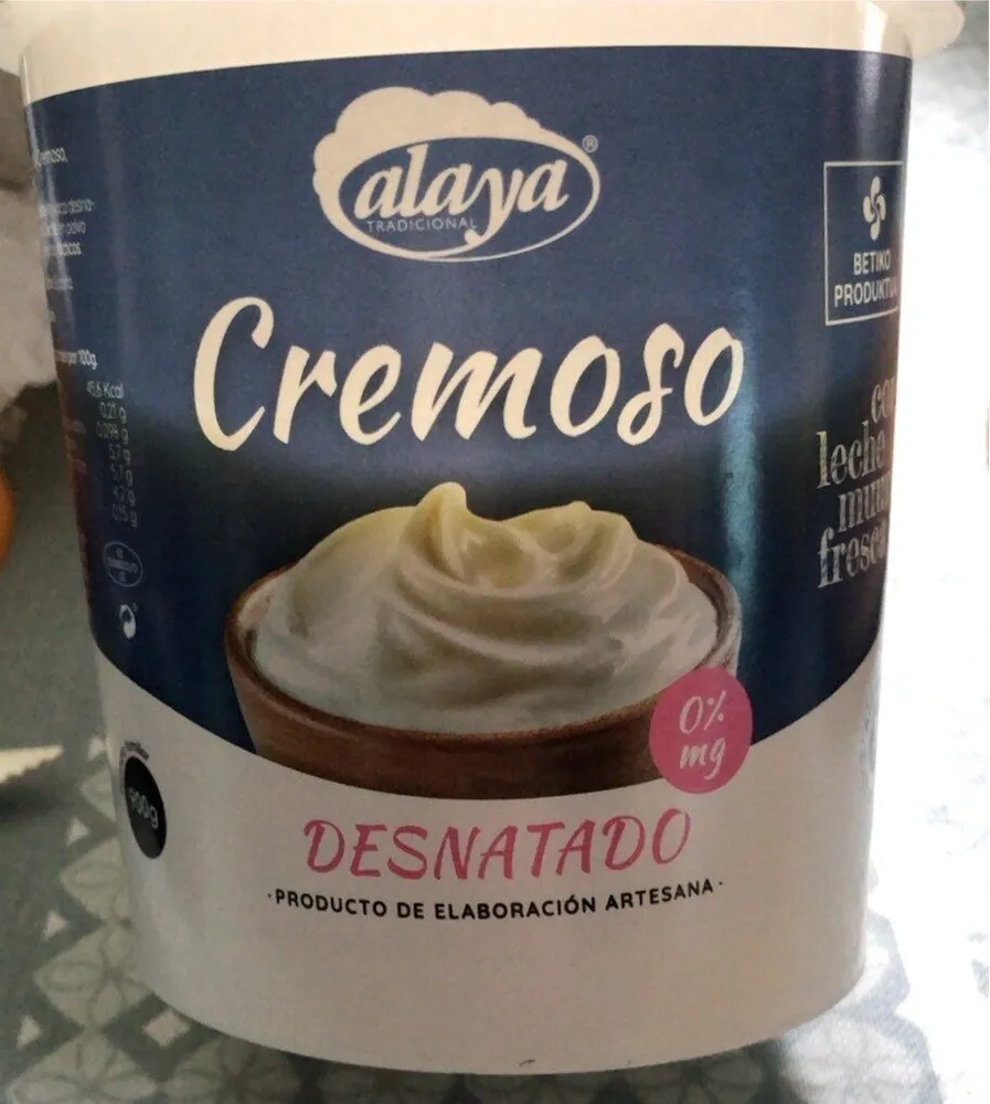 Yogur natural cremoso