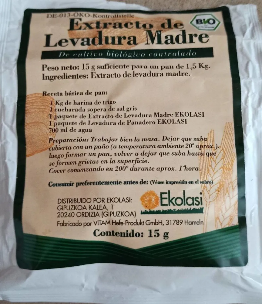 Extracto de levadura madre