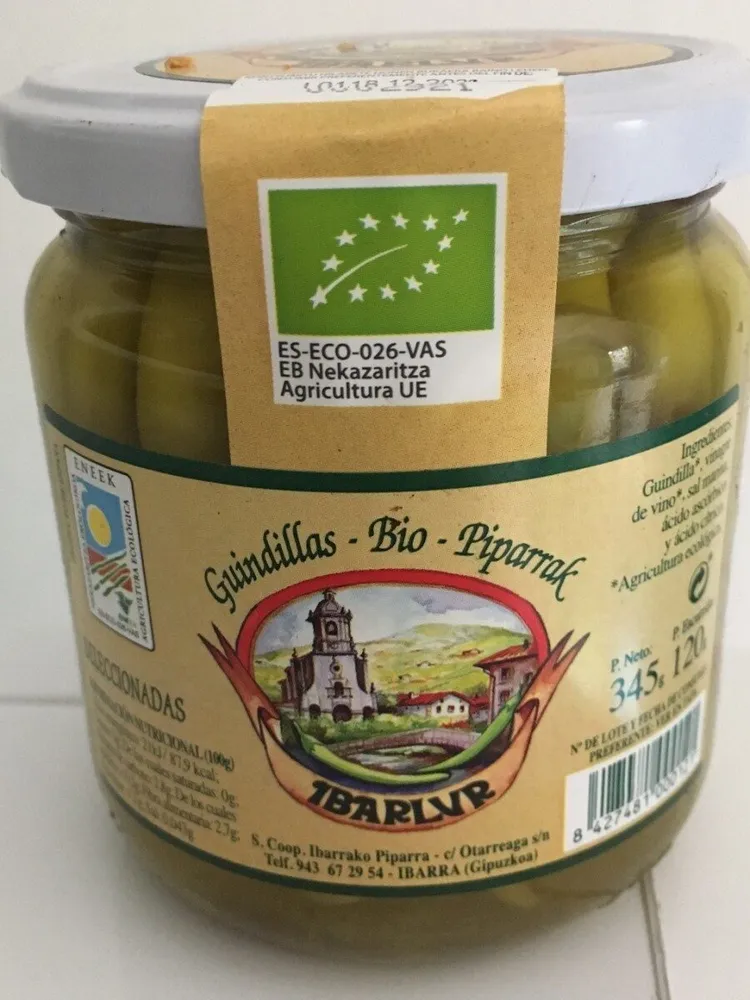 Guindillas bio piparrak