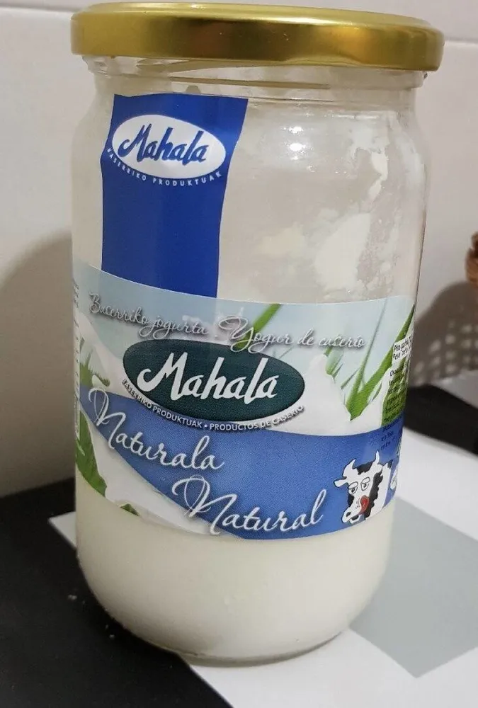 Yogur natural