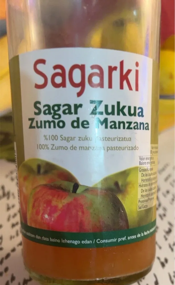 Zumo de manzana