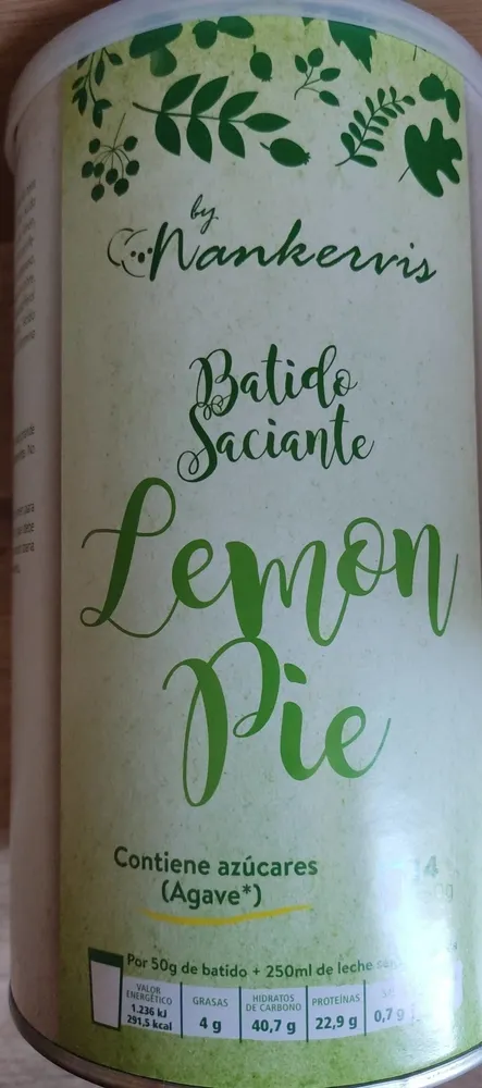 Batido saciante lemon pie