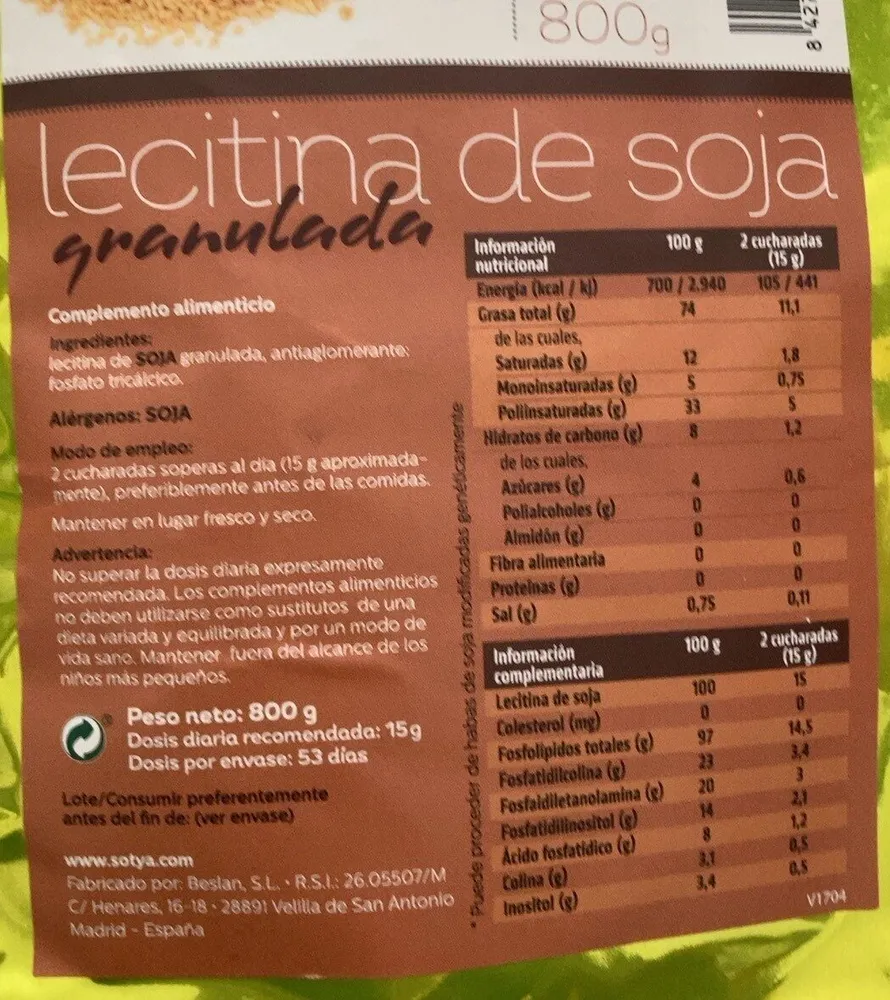 Lecitina de soja