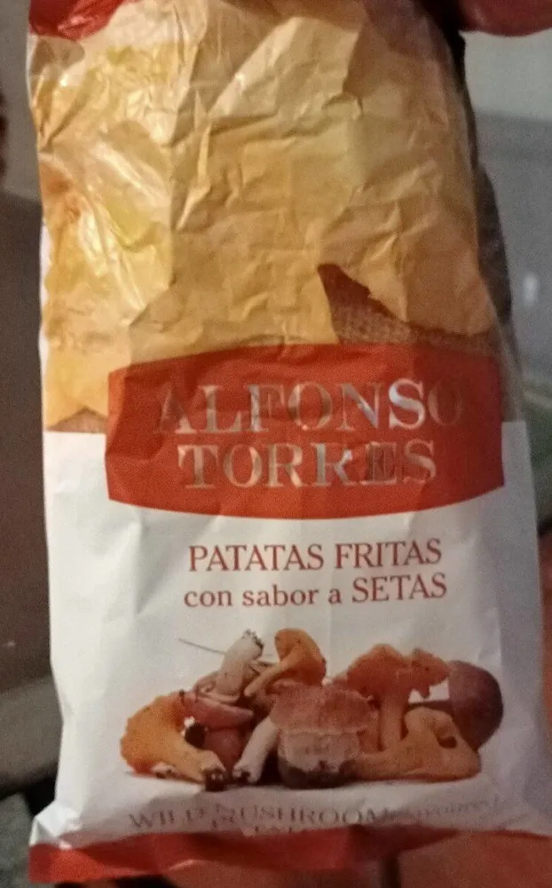 Patatas fritas con sabor a setas