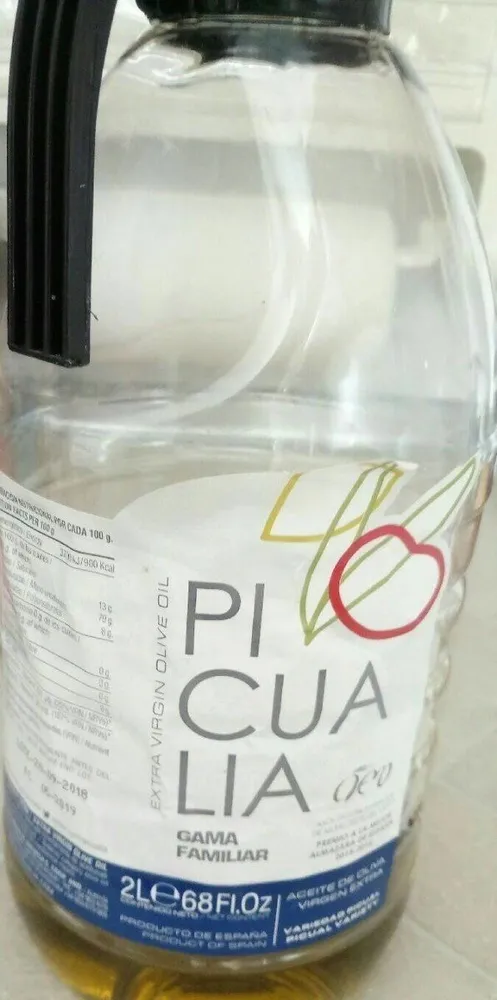 Aceite de oliva Picualia