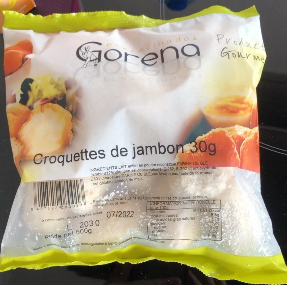 Croquettes de jambon Gorena