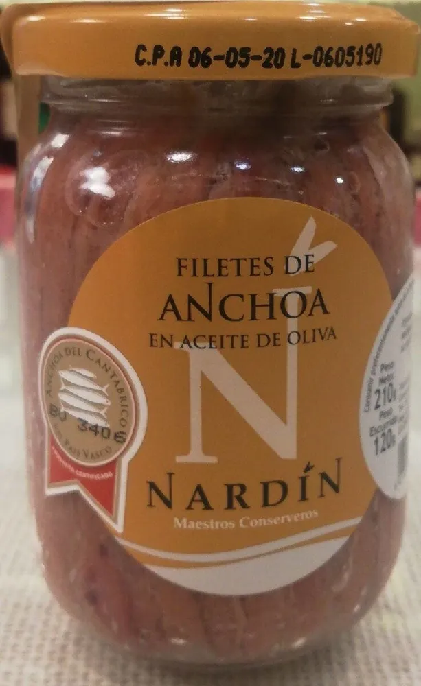 Filetes de anchoa