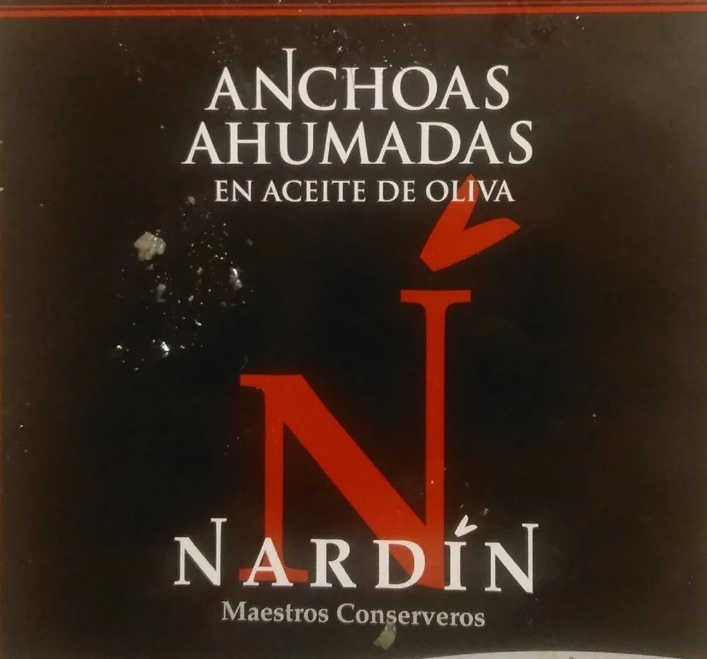 Anchoa ahumada en aceite de oliva Nardín