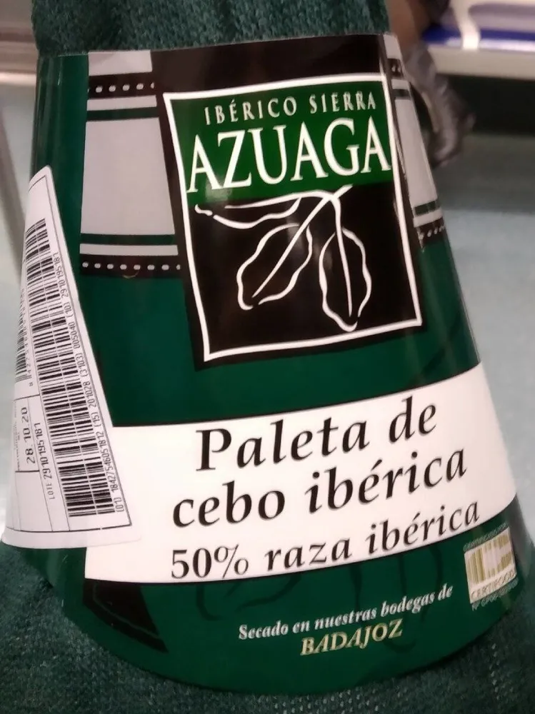 Paleta cebo iberica 50%