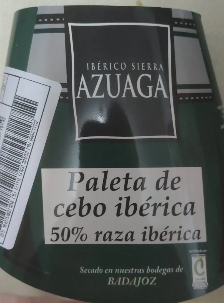 Paleta de cerdo ibérica