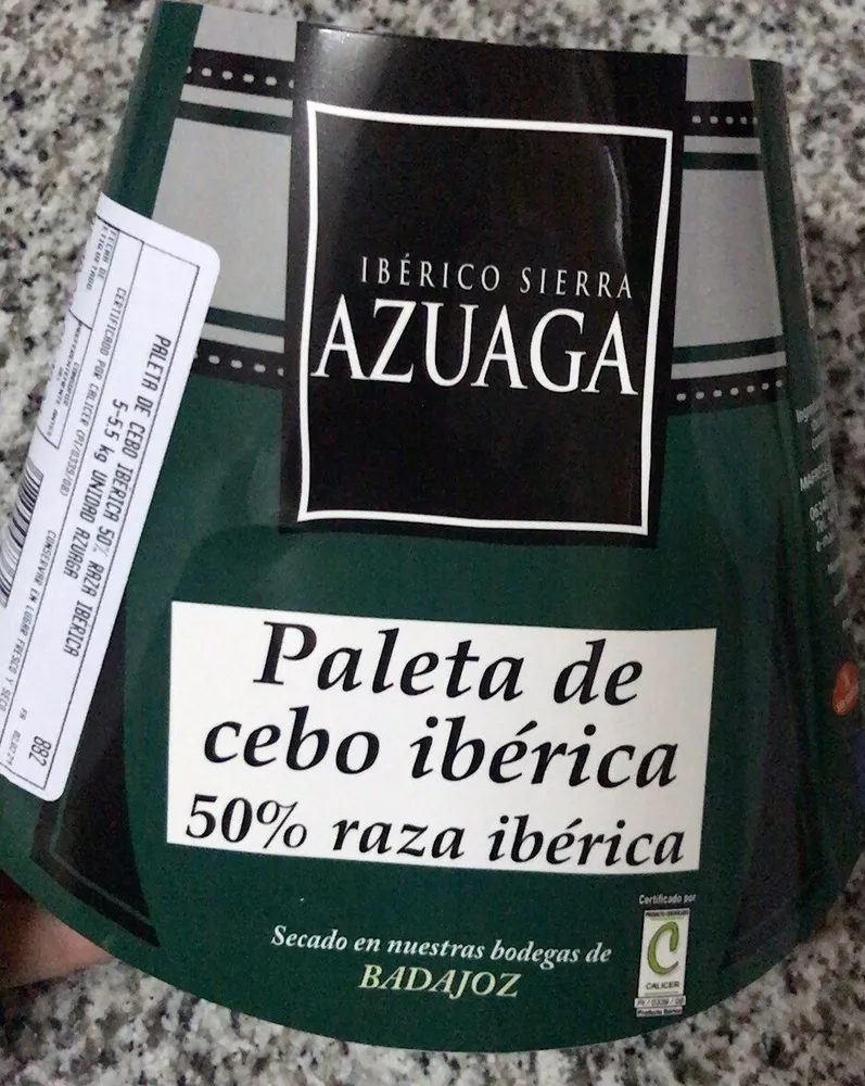 Paleta de cebo iberica