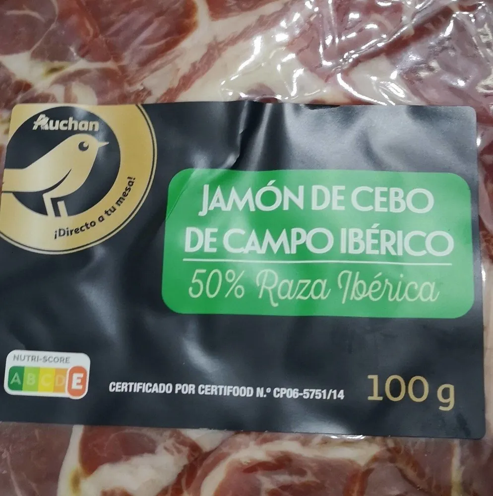 Jamón de cebo de campo ibérico