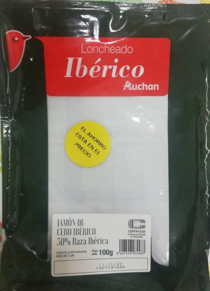 Jamón de cebo ibérico