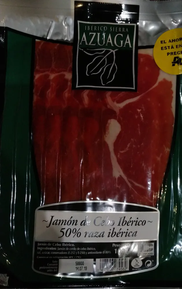 jamón de cebo ibérico