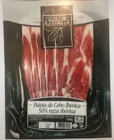 Paleta de cebo ibérica raza ibérica lonchas