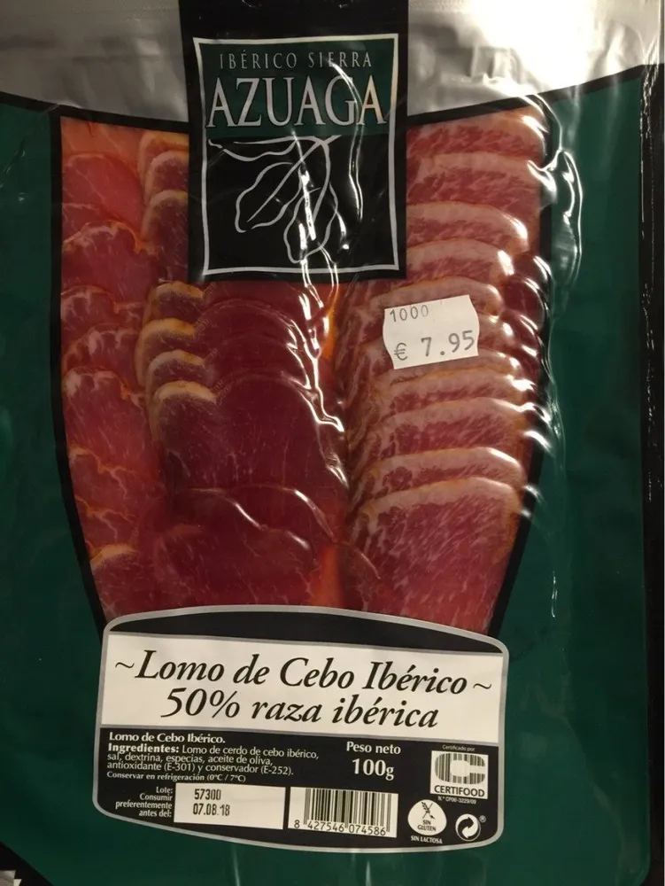 Lomo de cebo iberico