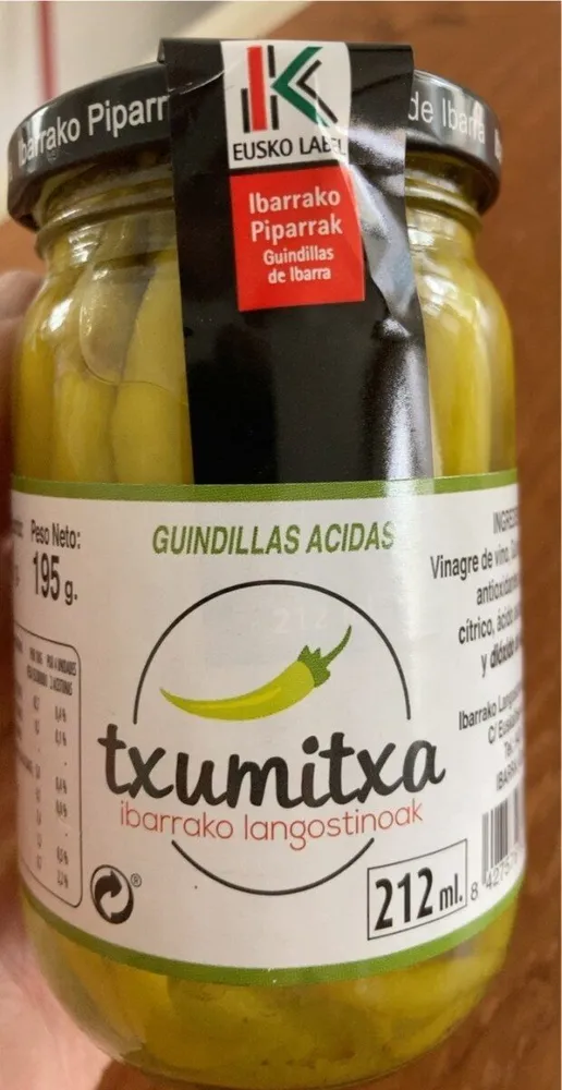 Guindillas ácidas