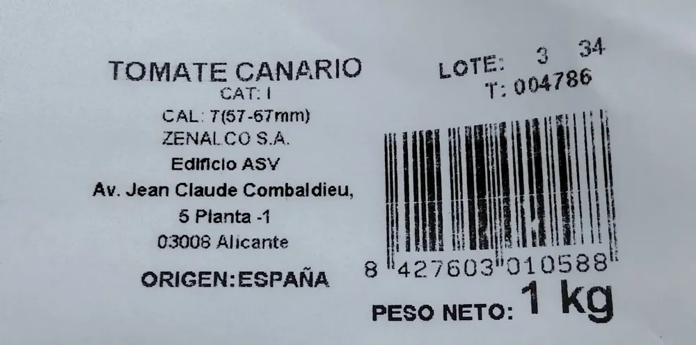Tomate canario