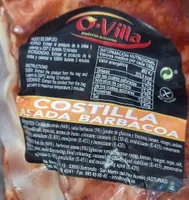 Costilla asada barbacoa