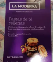 Pastas de té rellenas