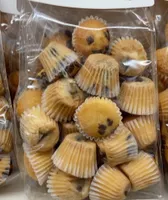 Mini magdalenas con pepitas de cacao