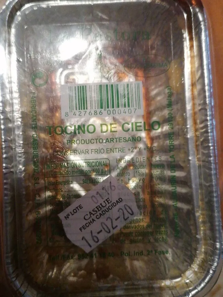 Tocino de cielo
