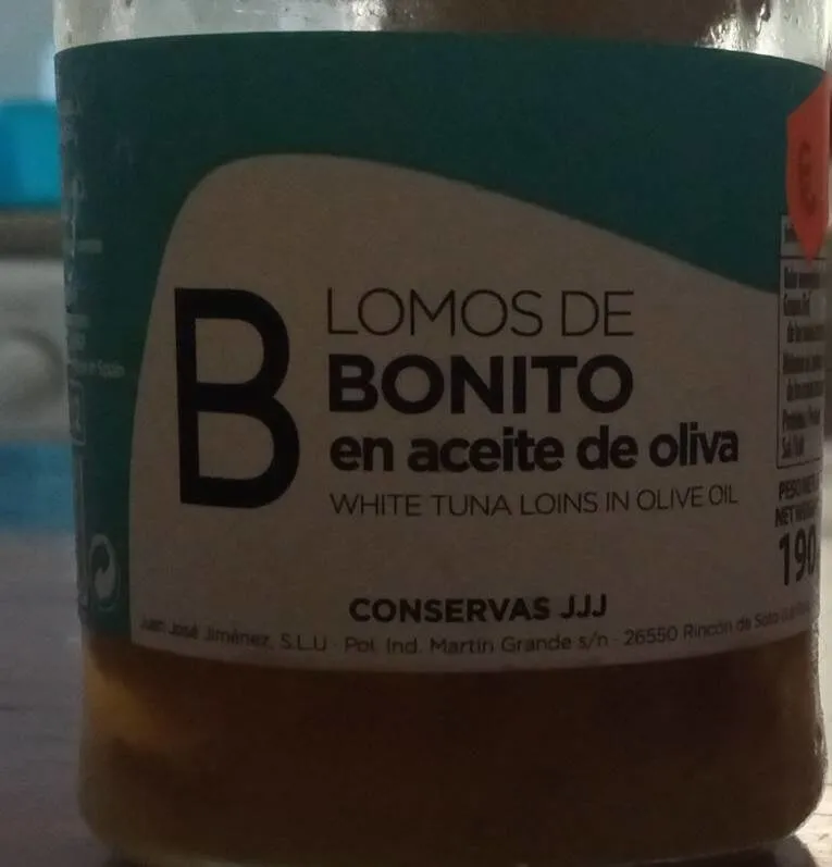 Lomos de bonito en aceite de oliva