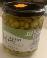 Habitas baby en aceite de oliva