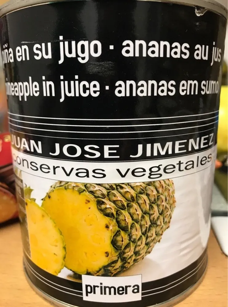 Piña en su jugo
