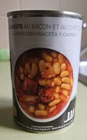 Haricots au bacon et au chorizo