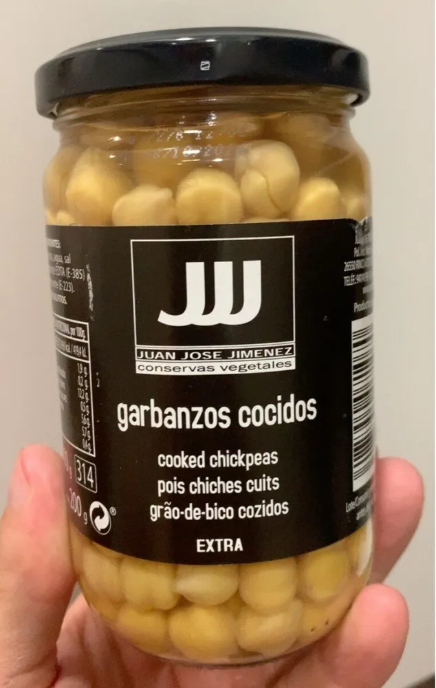 Garbazos cocidos