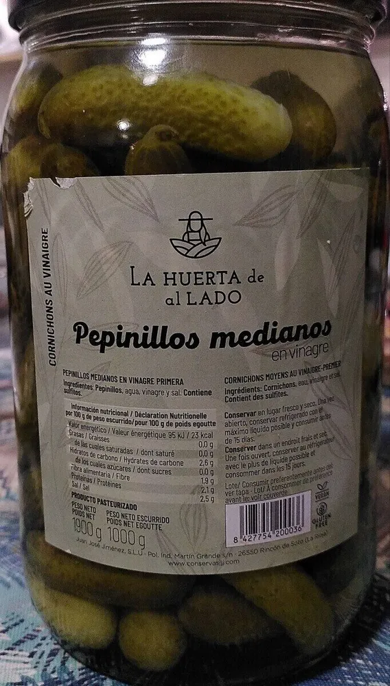 Pepinillos medianos